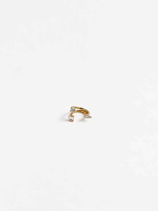 TRIPLE GEM RING