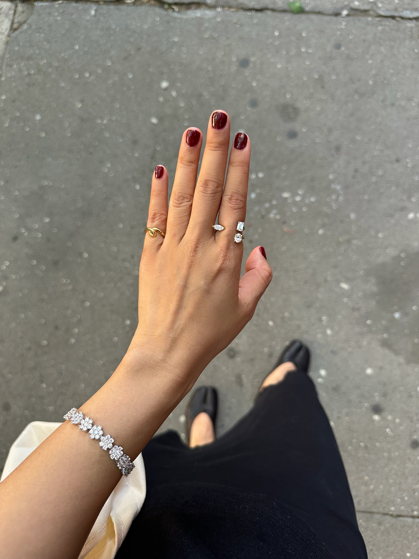 TRIPLE GEM RING