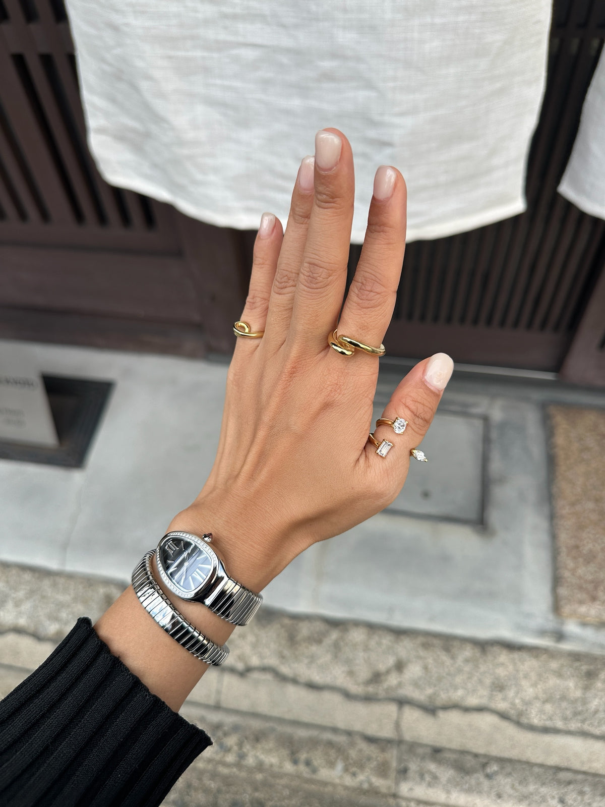 TRIPLE GEM RING