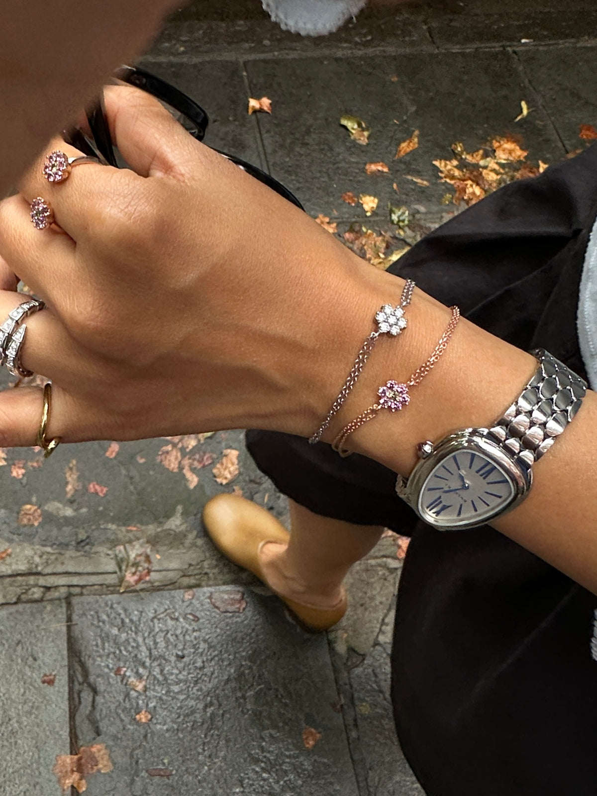 Daisy Charm Bracelet